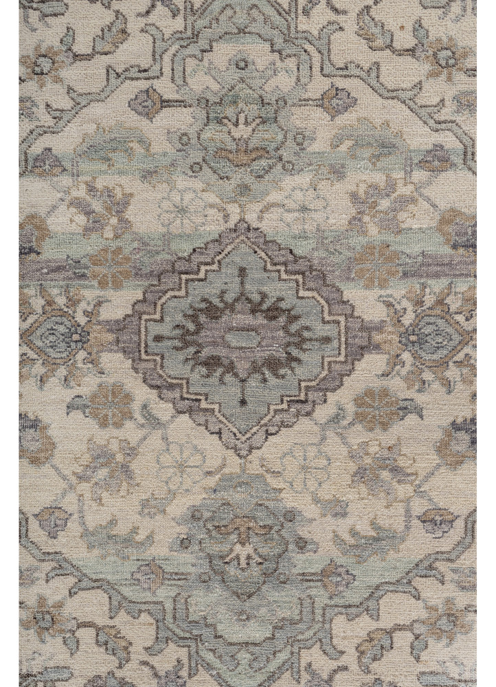 someplace in time ivory afghan wool hand knotted Rug - CloseUp someplace in time ivory afghan wool hand knotted Rug - CloseUp